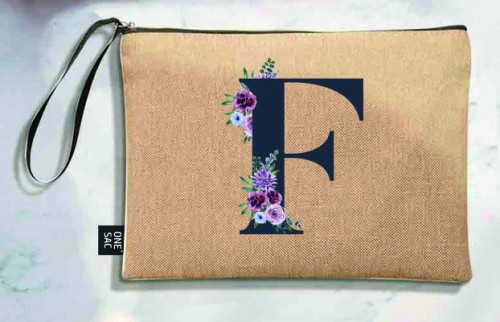 handbag letter f - wedding gifts